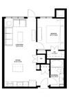 1 Bedroom Floor Plan